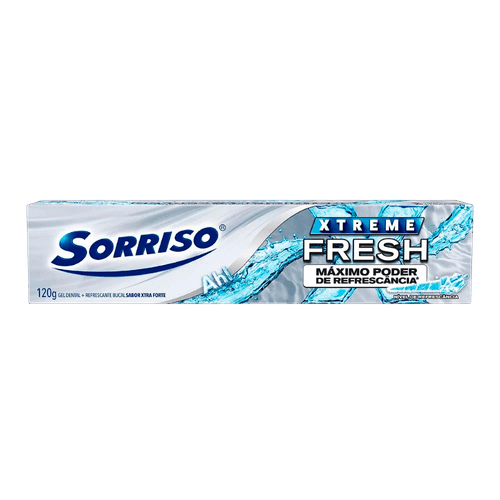 Gel Dental Xtra Forte Sorriso Xtreme Fresh Caixa 120g
