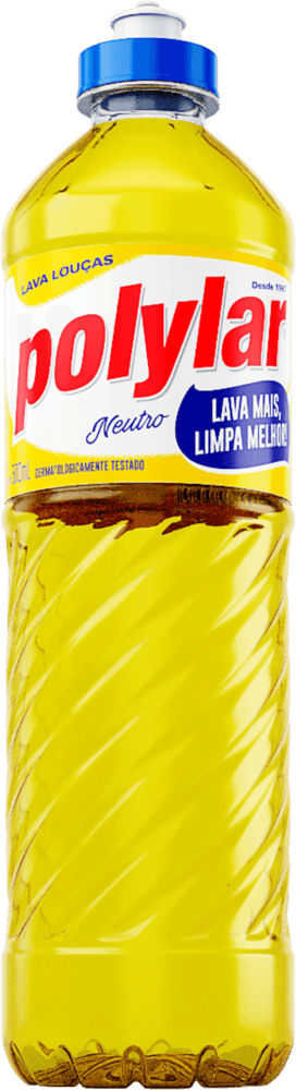 LAVA LOUCAS LIQ POLYLAR 500ML-FR NEUTRO