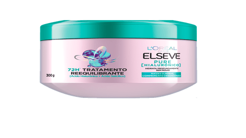Creme de Tratamento L'Oréal Paris Elseve Pure Hialurônico, 300g