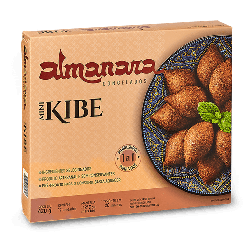 Mini Kibe Frito Almanara Congelados 420 G