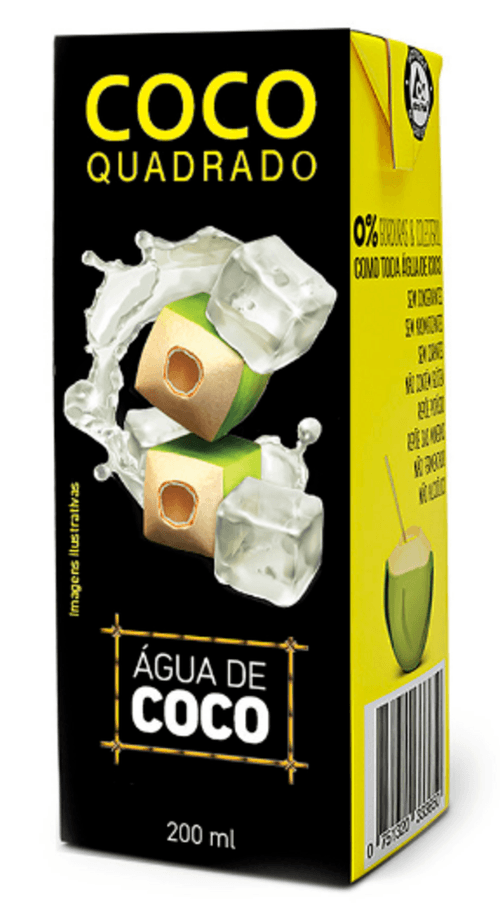 Água de Coco Coco Quadrado Tradicional 200ml