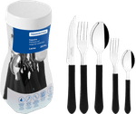 Faqueiro-Tramontina-Leme-Inox-Preto-20-Pecas-Gratis-Pote-Multiuso