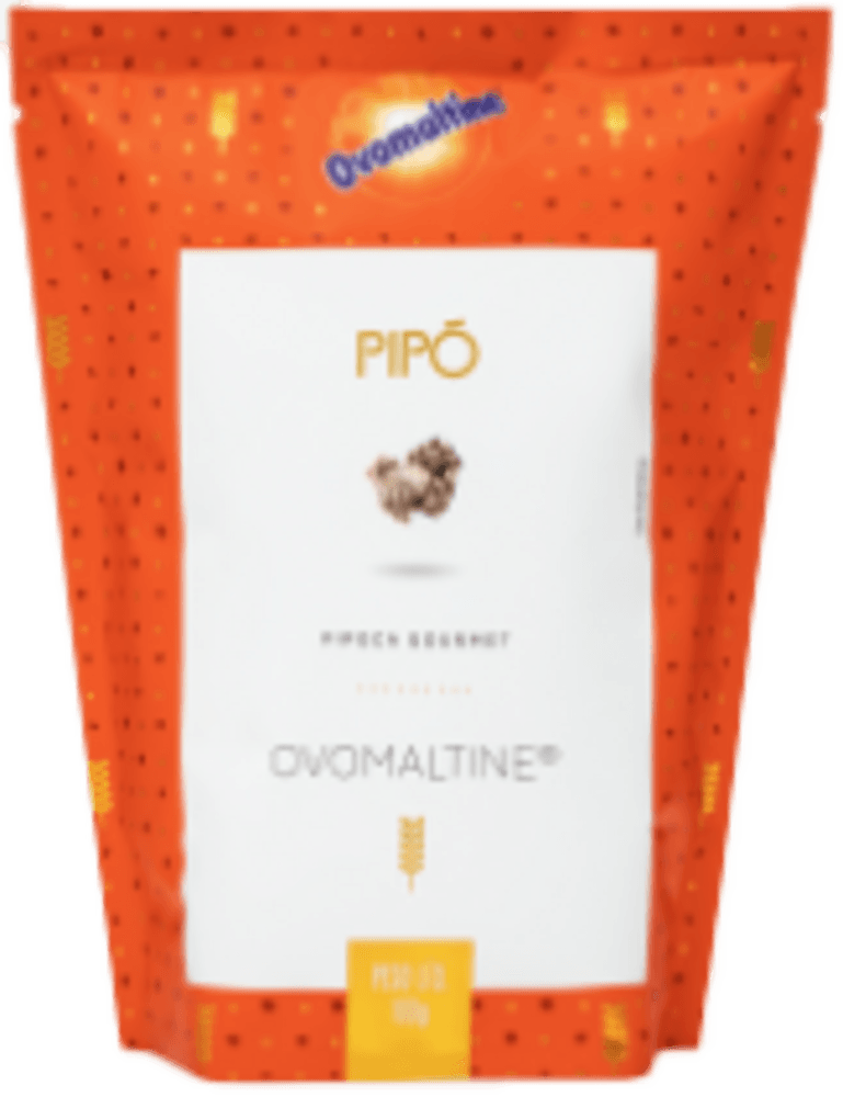 Pipoca-Pronta-Doce-Ovomaltine-Chocolate-Crocante-Pipo-Gourmet-Sache-100g