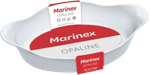 Assadeira-de-Vidro-Oval-Marinex-Opaline-16-L
