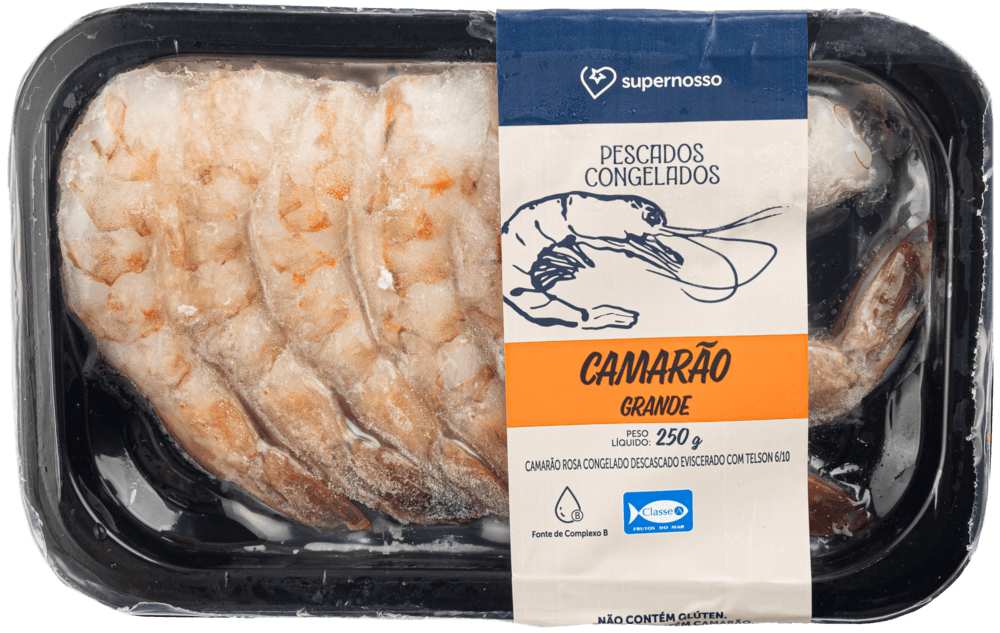 Camarao Rosa Supernosso 6/10 250g Evic Cong