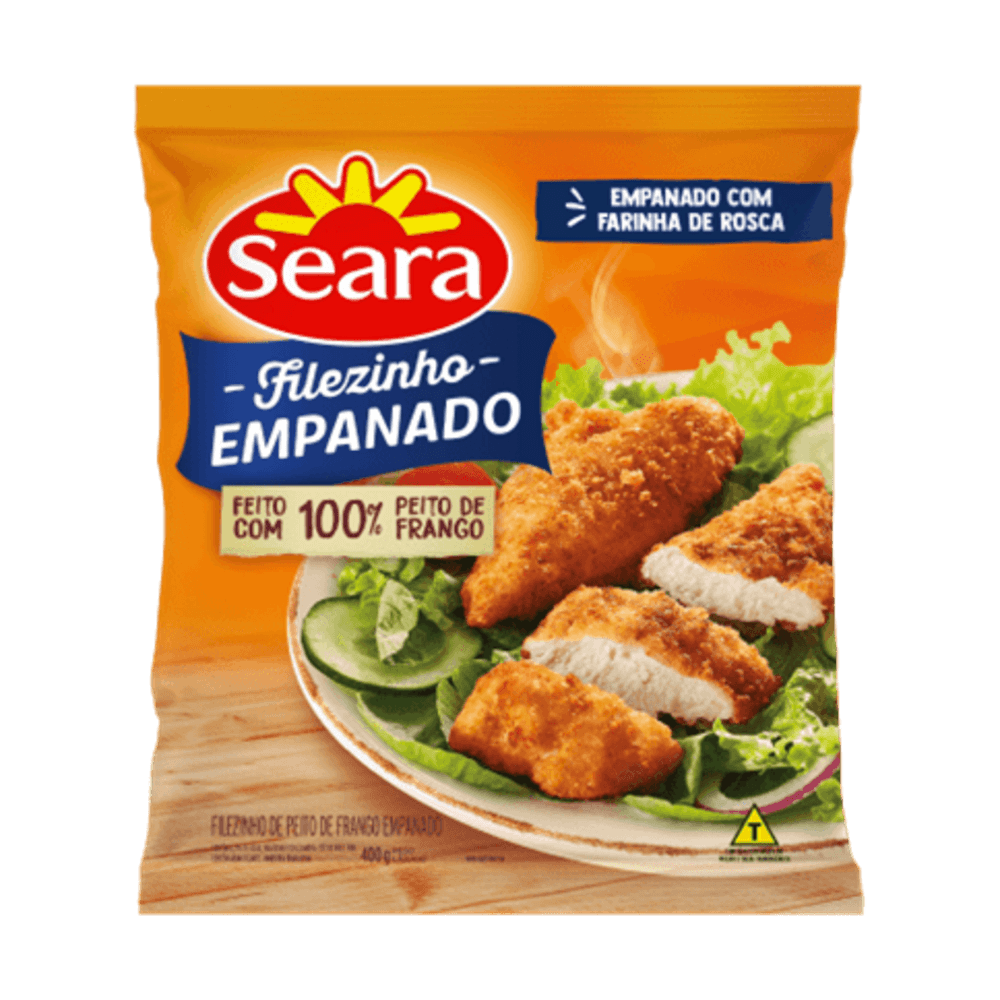 FILEZINHO FRANGO EMPANADO SEARA 400G
