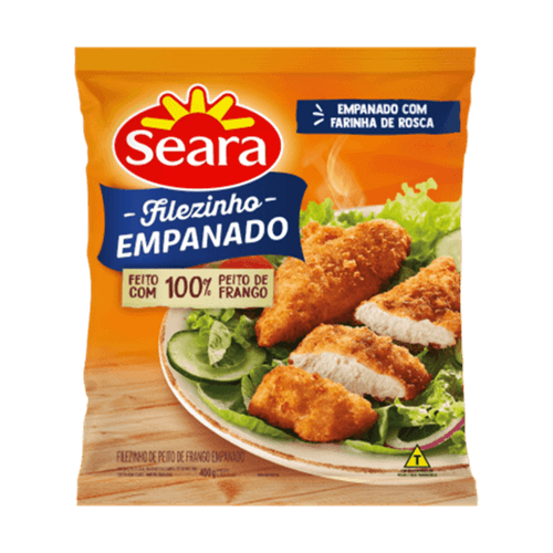 Filezinho empanado crocante Seara 400g