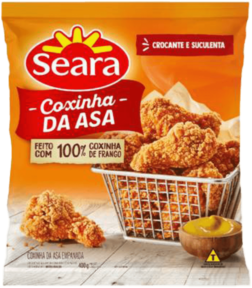 Coxinha da Asa de Frango Seara Empanada Tradicional 400g