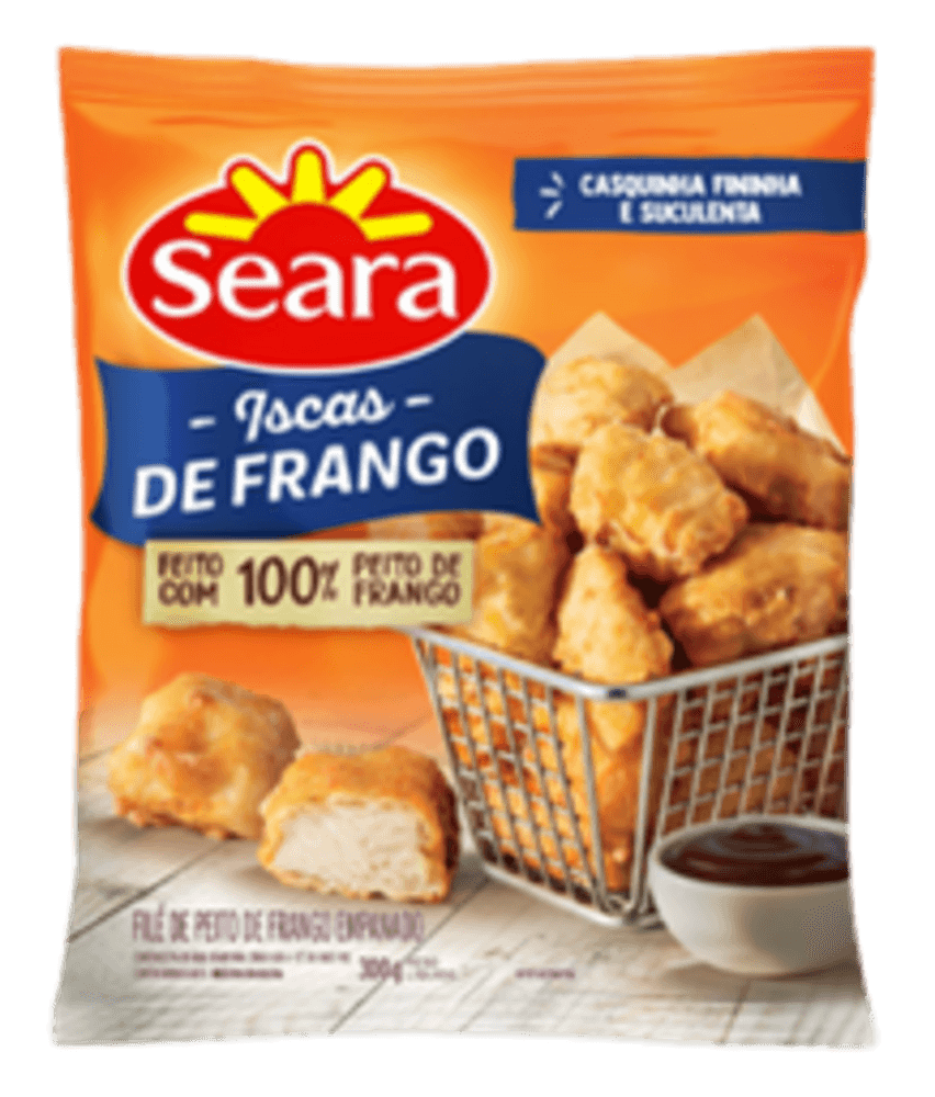 Iscas de Frango Tradicional Empanado Crocante Seara 300g