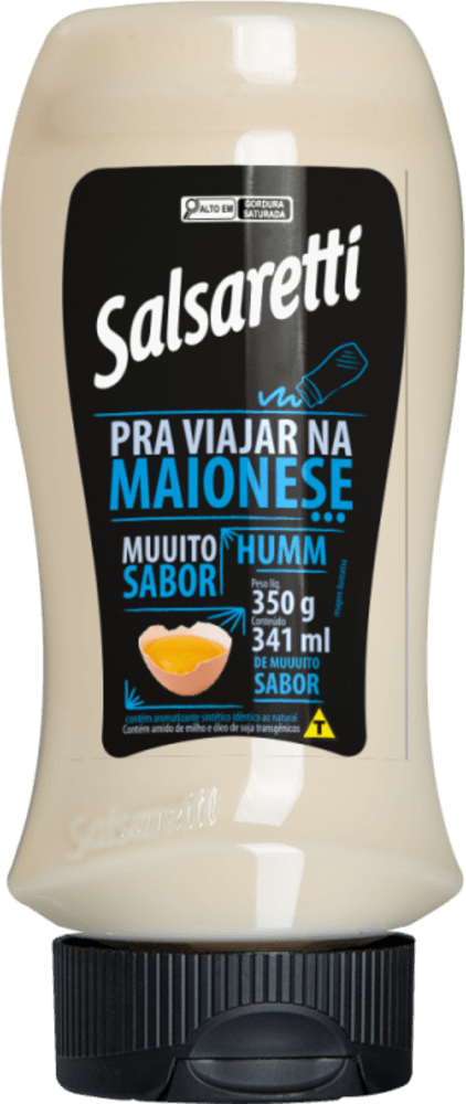 Maionese Salsaretti Squeeze 350g