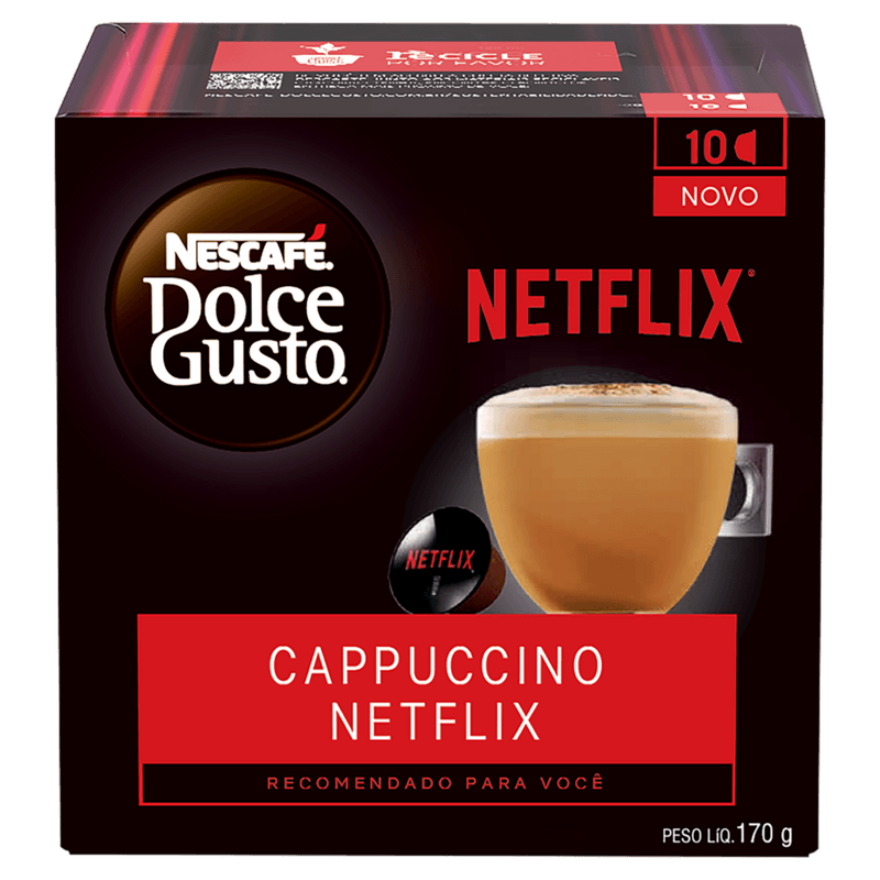 Mistura-para-Preparo-de-Bebida-Cappuccino-em-Capsula-Gengibre-Netflix-Nescafe-Dolce-Gusto-Caixa-170g-10-Unidades-de-17g-Cada