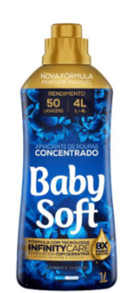Amaciante Concentrado Azul Carinho Baby Soft 1,5 Litro