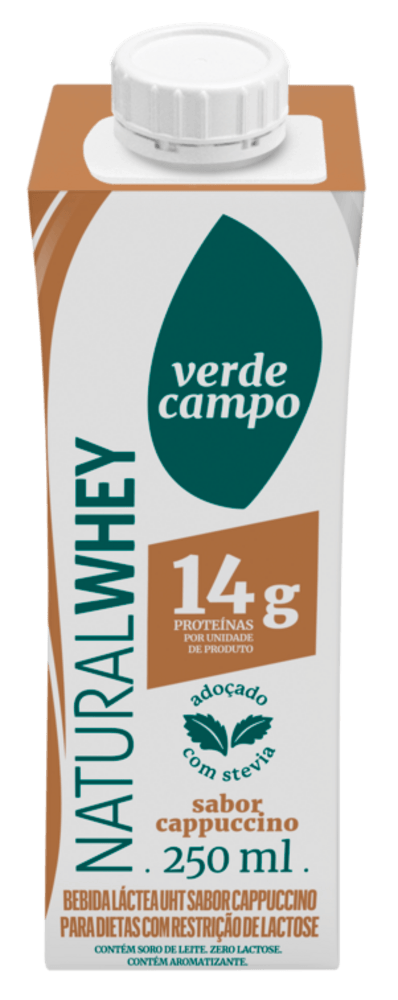 Bebida-Lactea-UHT-14g-Proteinas-Cappuccino-Zero-Lactose-para-Dietas-com-Restricao-de-Lactose-Verde-Campo-Natural-Whey-Caixa-250ml