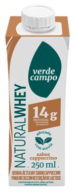 Bebida-Lactea-UHT-14g-Proteinas-Cappuccino-Zero-Lactose-para-Dietas-com-Restricao-de-Lactose-Verde-Campo-Natural-Whey-Caixa-250ml