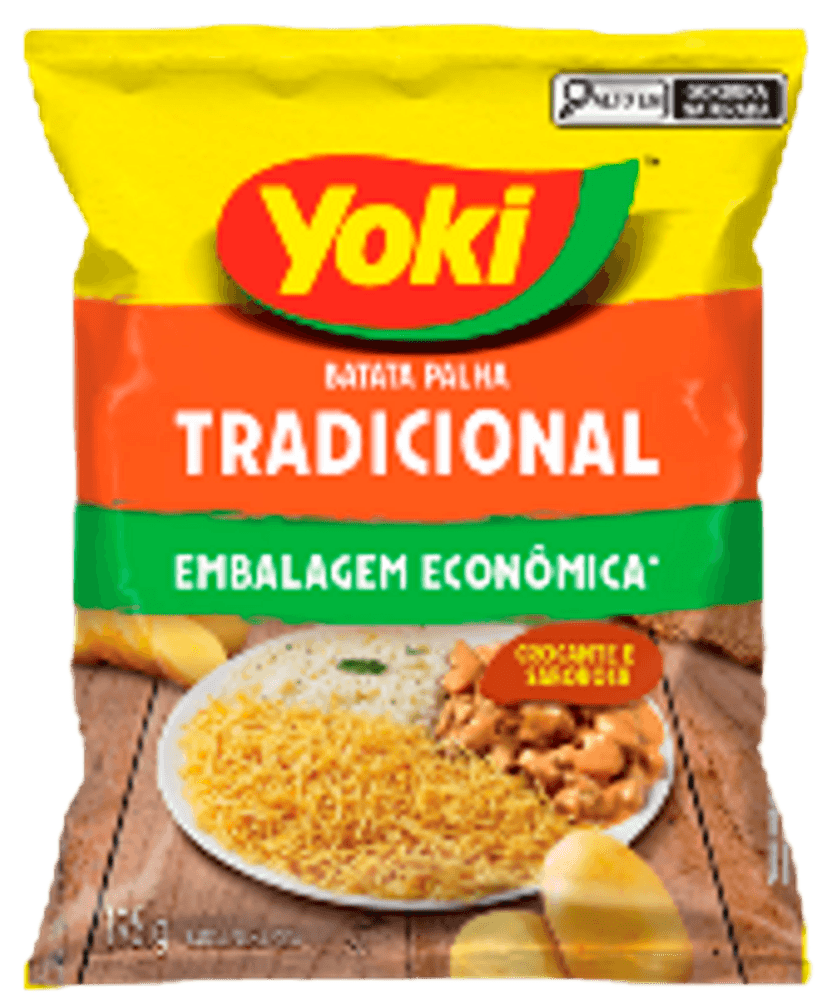 Batata Palha Yoki Tradicional 195g Embalagem Econômica