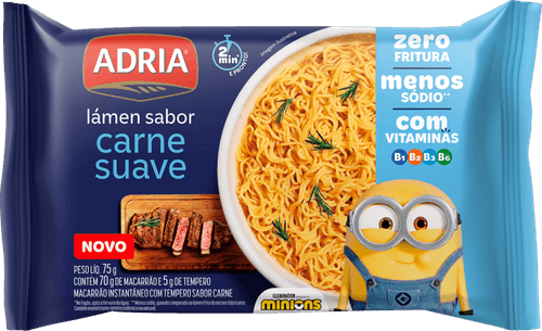 Macarrão Instantaneo Lamen Adria Carne Suave 75g