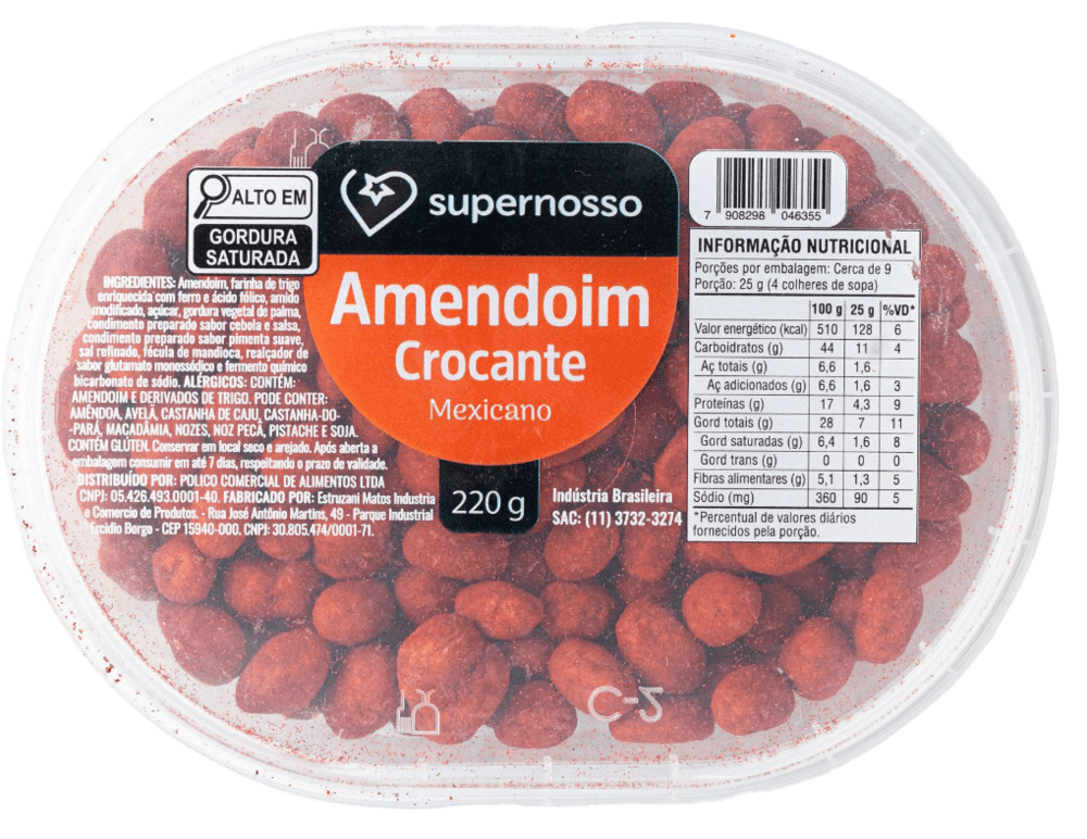 AMENDOIM CROCANTE SN 220G-PT MEXICANO