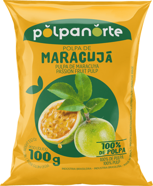 Polpa de Fruta Maracujá Polpanorte 100g
