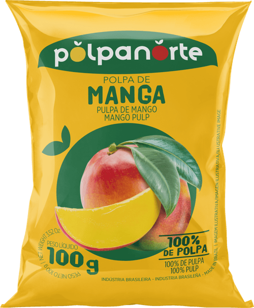 Polpa Fruta Polpanorte  Manga 100g