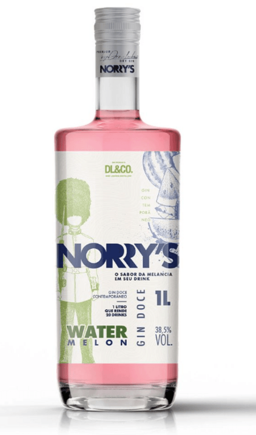 GIN NORRY´S WATERMELON 1L 38,5% VOL