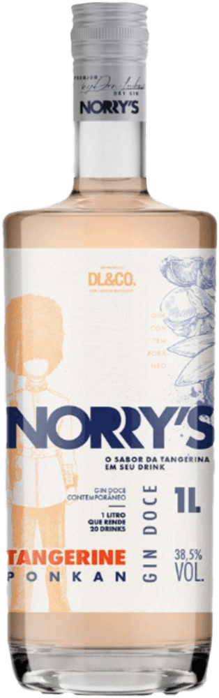 GIN NORRY´S TANGERINE PONKAN 1L 38,5% VOL