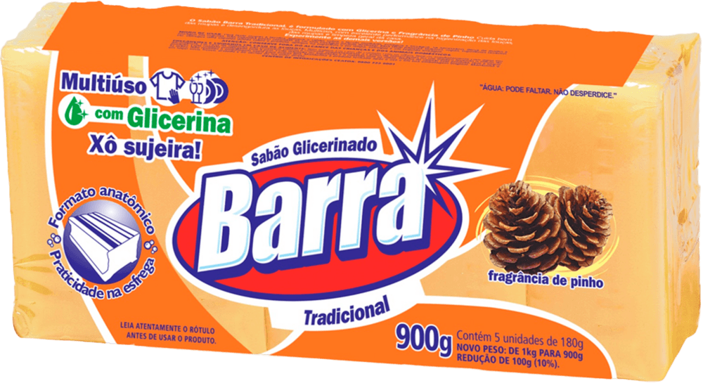 SABAO EM BARRA BARRA 5X180G TRADICIONAL