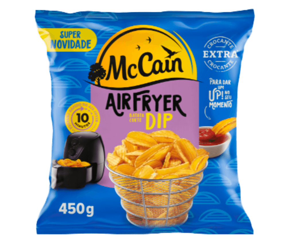 Batata Pré-Frita Mccain Extracrocante Dip Congelada 450g