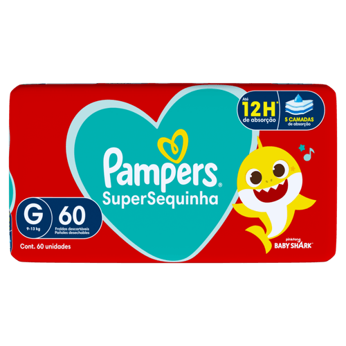 FD PAMPERS SUPERSEQUINHA SUPER GD 60 UN