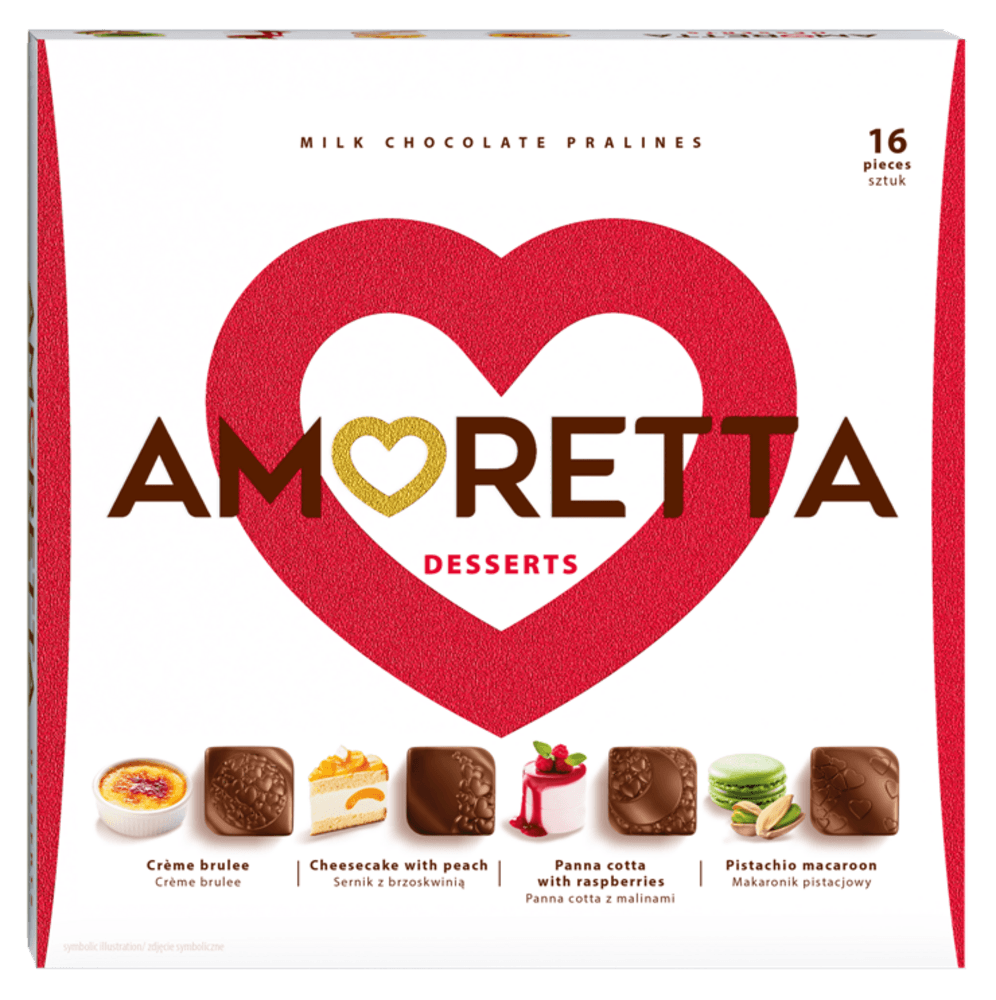 BOMBOM AMORETTA 106G SOBREMESAS