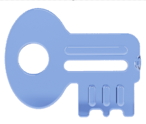 MORDEDOR INFANTIL LOLLY CHAVE SOFT -AZUL