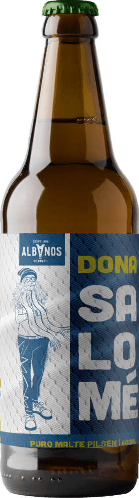 Cerveja Albanos 600ml -gf Dona Salome Pilsen