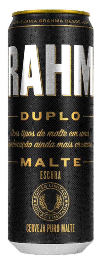 Cerveja Brahma Duplo Malte Black 350ml Lata