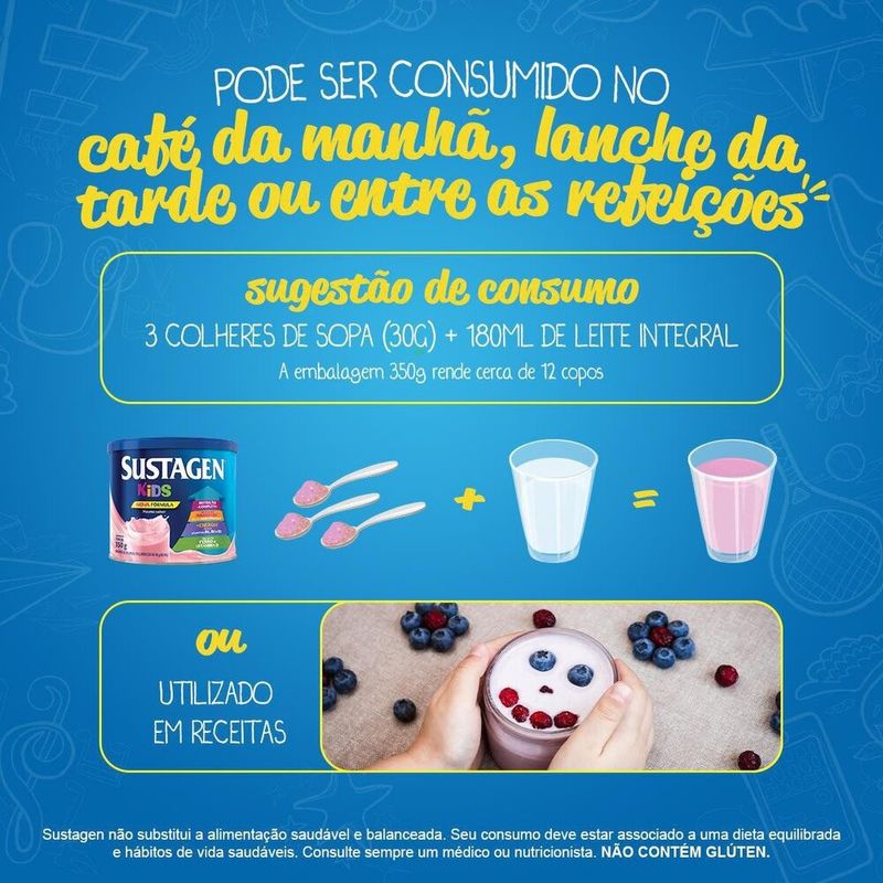 Complemento-Alimentar-Sustagen-Kids-Sabor-Morango---Lata-350g