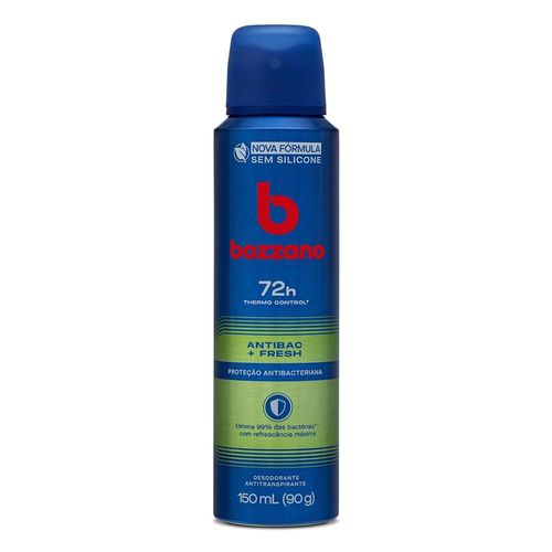 Desodorante Antitranspirante Aerossol Masculino Bozzano Fresh 150ml