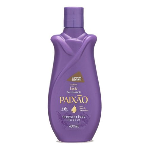 Hidratante Paixão Irresistível com Óleo de Amêndoas ação desodorante 400ml