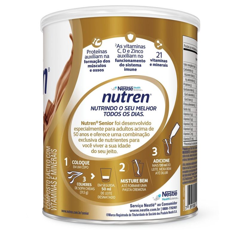 Complemento-Alimentar-Nutren-Senior-Chocolate-370g