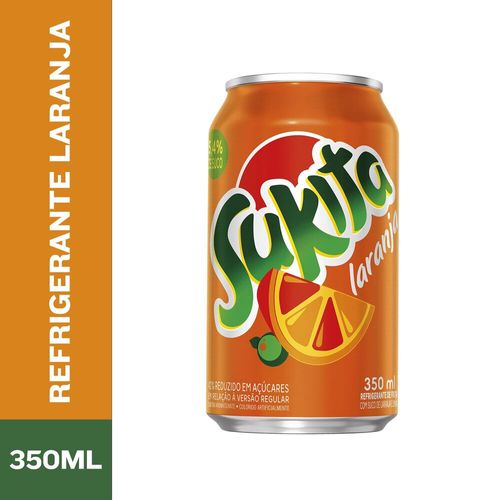 Refrigerante Sukita Laranja 350ml Lata