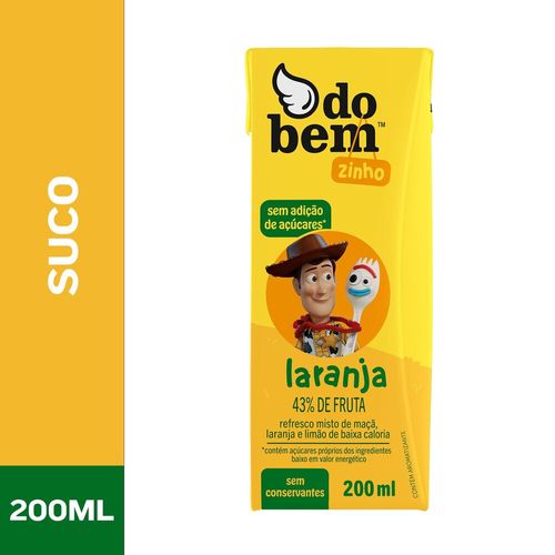 Suco Do Bem Laranja 200ml Caixinha