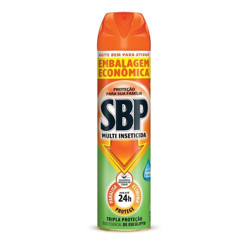 SBP Multi Inseticida Aerossol Óleo de Eucalipto 380ml Embalagem Econômica