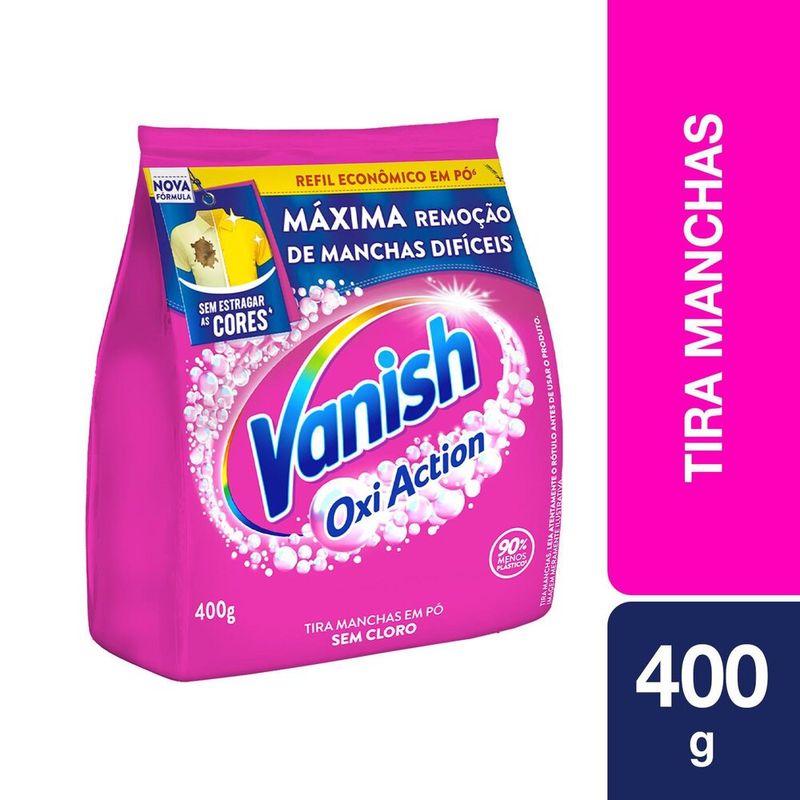 Tira-Manchas-Vanish-em-Po-Oxi-Action-para-roupas-coloridas-Refil-Economico-400g