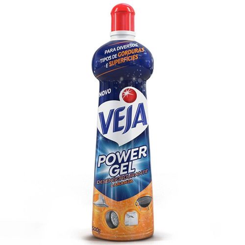 Super Desengordurante Veja Power Gel Laranja 500ml