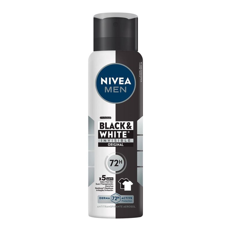 NIVEA-MEN-Desodorante-Aerossol-Black---White-Invisible-Original-150ml