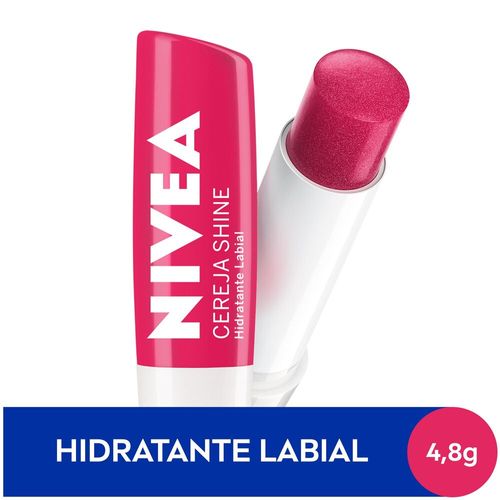 NIVEA Hidratante Labial Cereja Shine 4,8 g