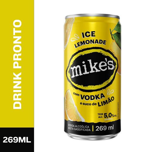 Drink Pronto Mike's Ice Limão 269ml Lata