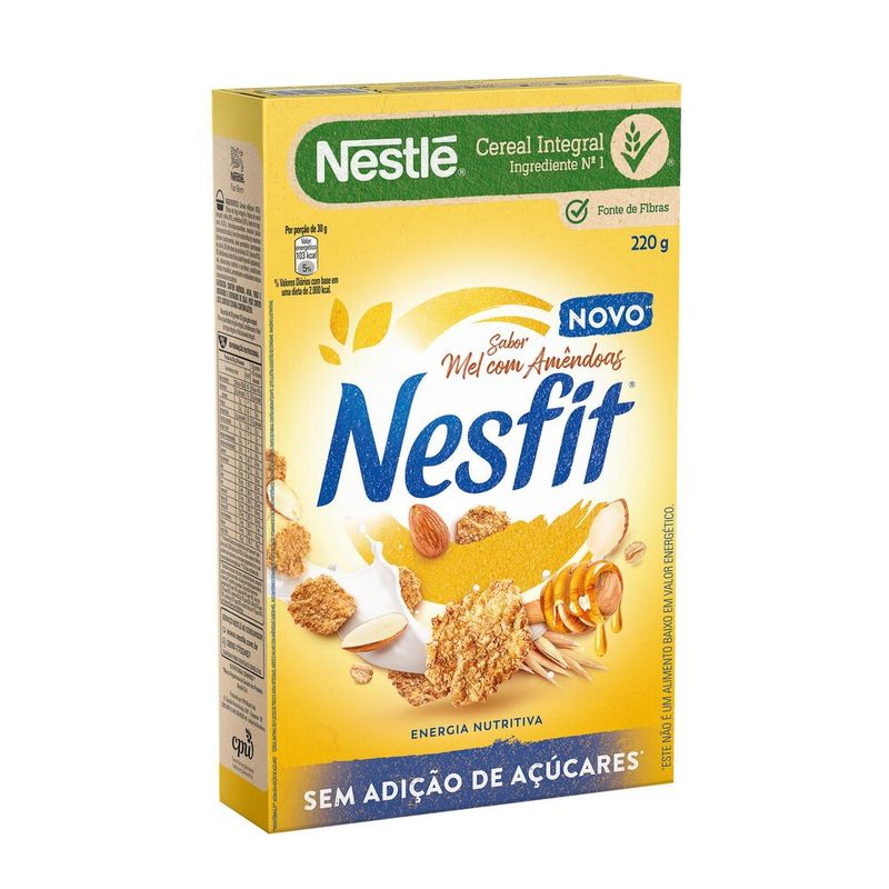 Cereal-Matinal-NESFIT-Mel-com-Amendoas-220g