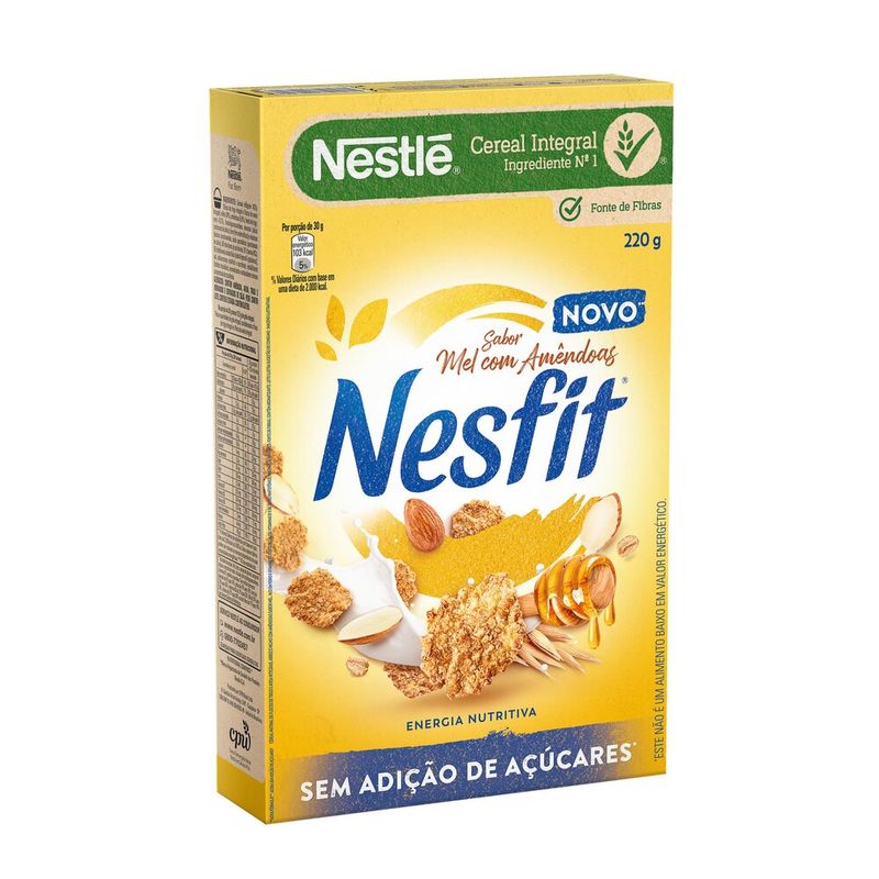 Cereal-Matinal-NESFIT-Mel-com-Amendoas-220g