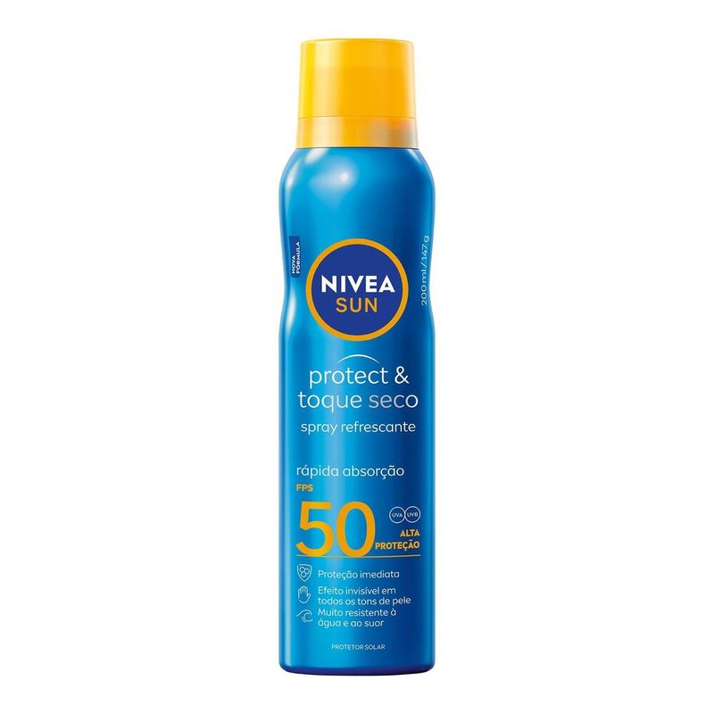 NIVEA-SUN-Protetor-Solar-Spray-Protect---Toque-Seco-FPS-50-200ml