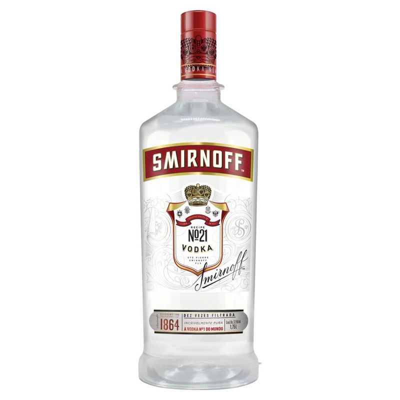 Vodka-Destilada-Recipe-Nº21-Smirnoff-Garrafa-175l