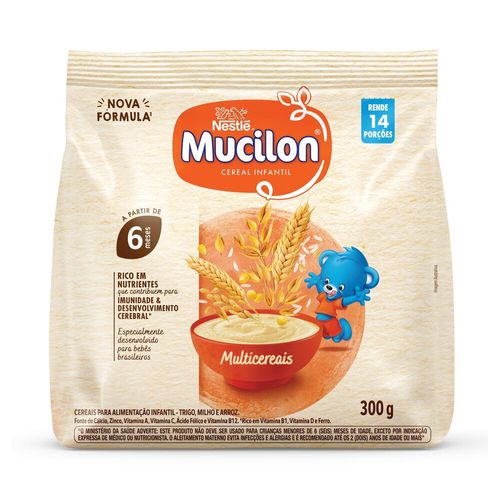 Cereal Infantil Mucilon Multicereais 300g