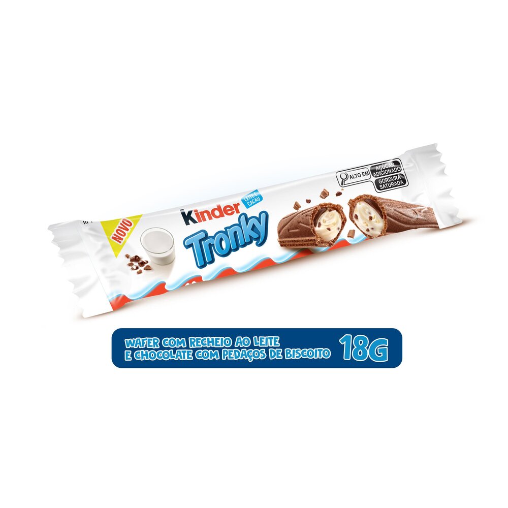 Chocolate Kinder Tronky Unidade com 18g